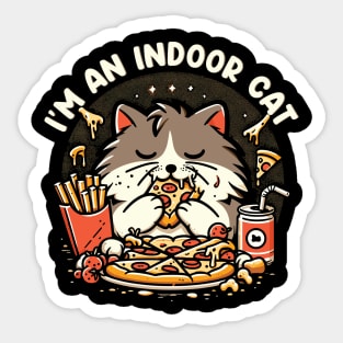 I'm An Indoor Cat Sticker